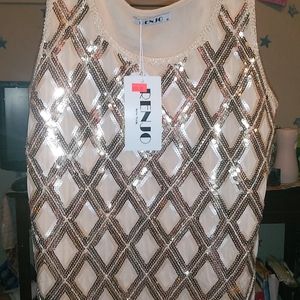 🤑💥RENJO SEQUINED LADIES TANK